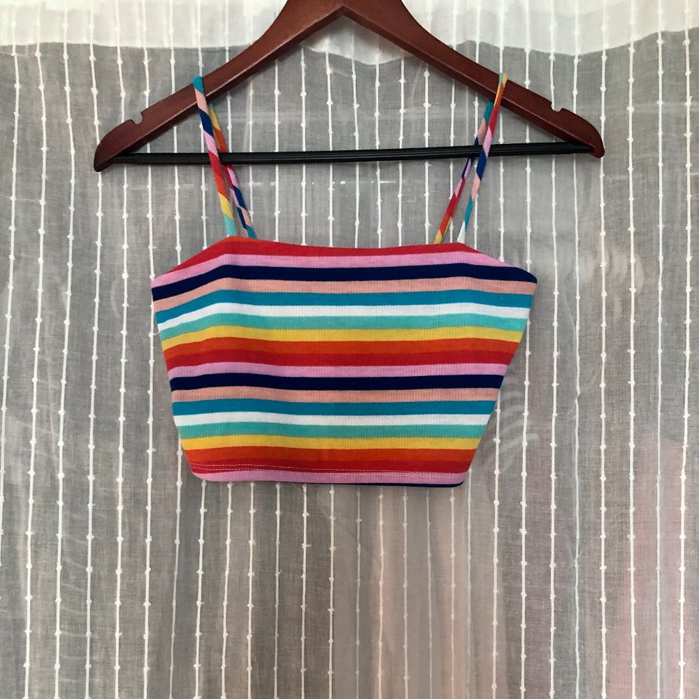 Striped Crop Top